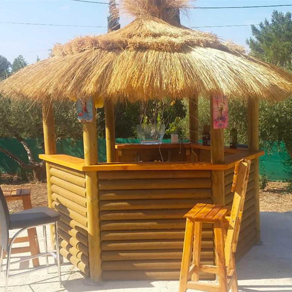 Banner De Varanda Tiki Bar - Decoração Externa 300x180cm
